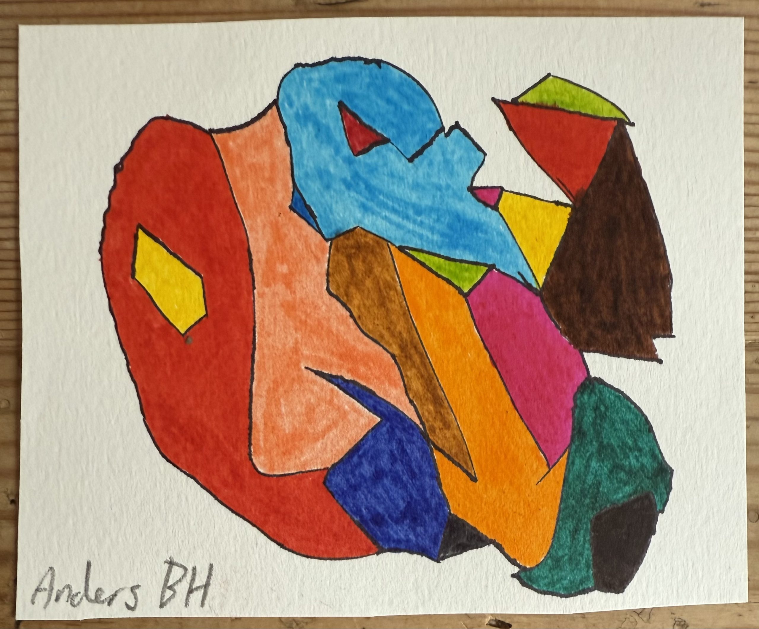 Tegning – Mild Overraskelse